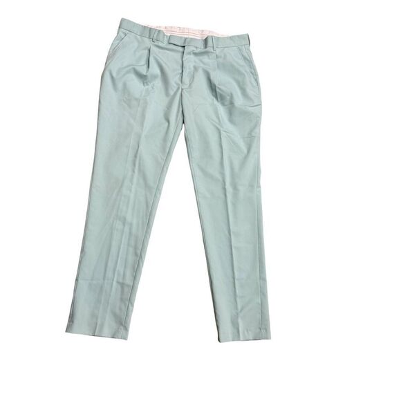 Boohoo Man Mint SKINNY BADGED SUIT TROUSERS - Picture 5 of 11